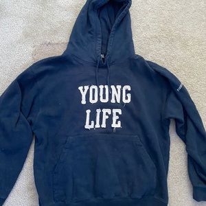 Navy YoungLife hoodie
